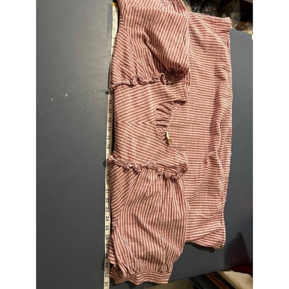 2 Terra & Sky Womens Shirts 3X Blouse sPurple Stripe & Yellow Gingham V-Neck - Picture 16 of 16